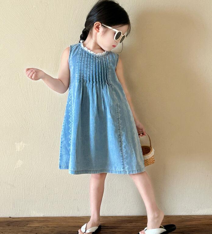 2024夏新品★子供服　ワンピース★90-140cm★