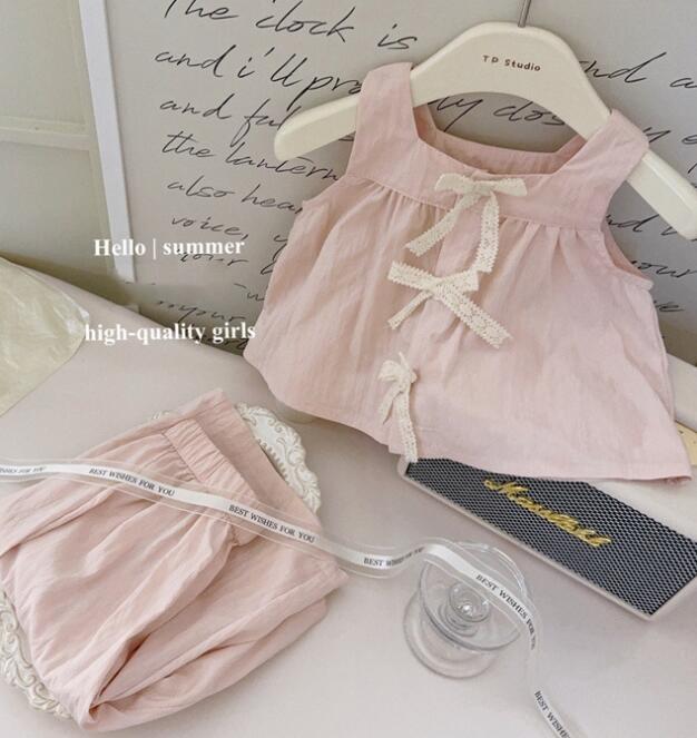 2024夏★子供服　トップス+ズボン　セット　80-130cm★2色