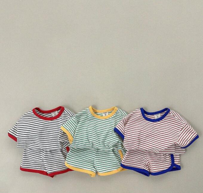 2024★夏新作★韓国風子供服★トップス+ズボン★3色80-130CM