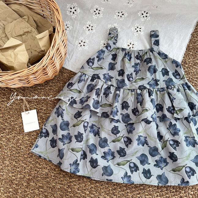 「2024」子供服★吊りワンピース★韓国風子供服★キッズ女の子★80-130CM