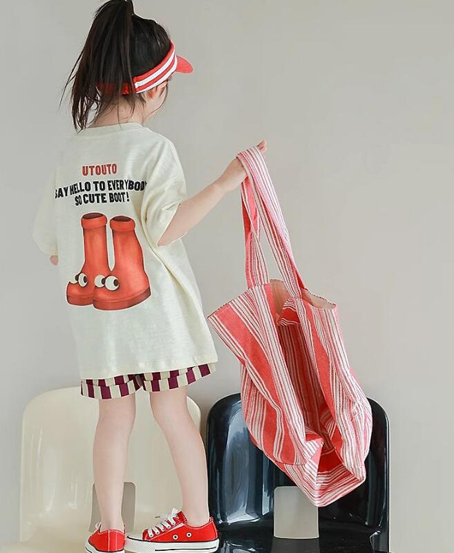 2024夏新品★子供服　トップス★90-140cm★2色