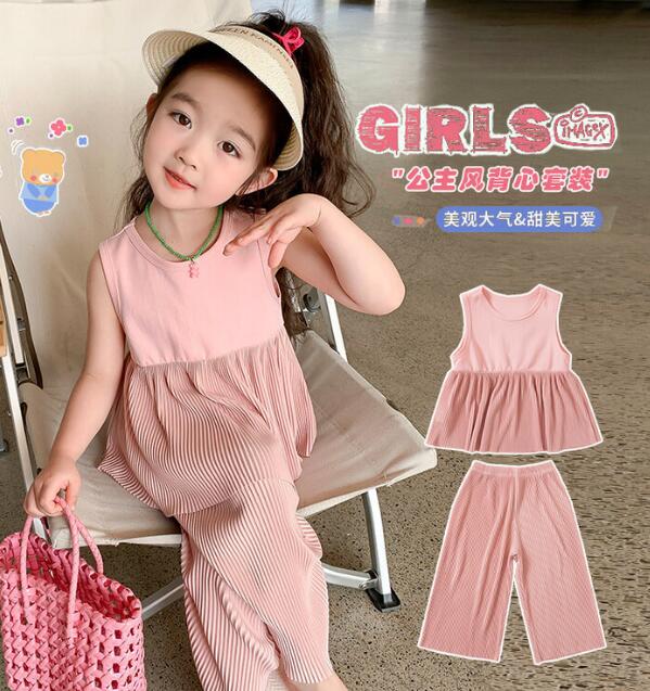2024夏新品★子供服　トップス+ズボン　セット★90-140cm★