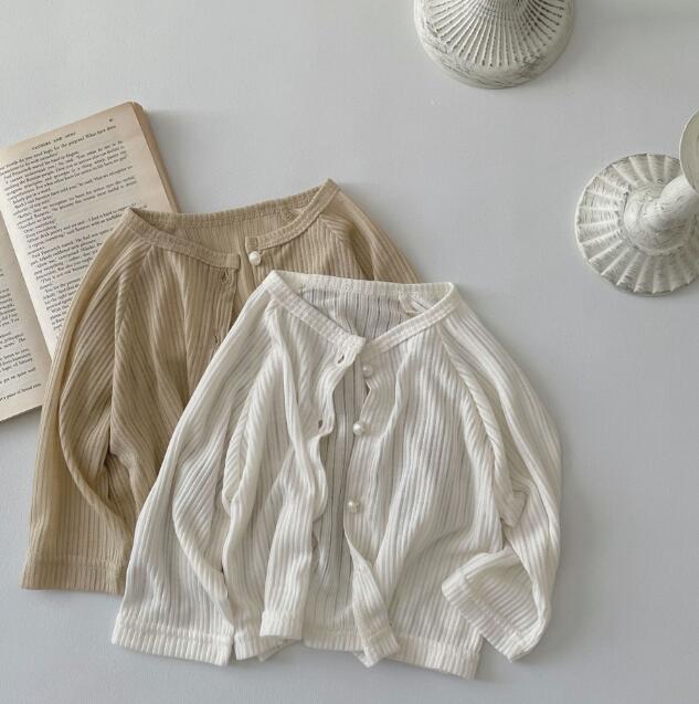 「2024」子供服★トップス★カーディガン★韓国風子供服★ベビー★薄手★2色★66-90CM