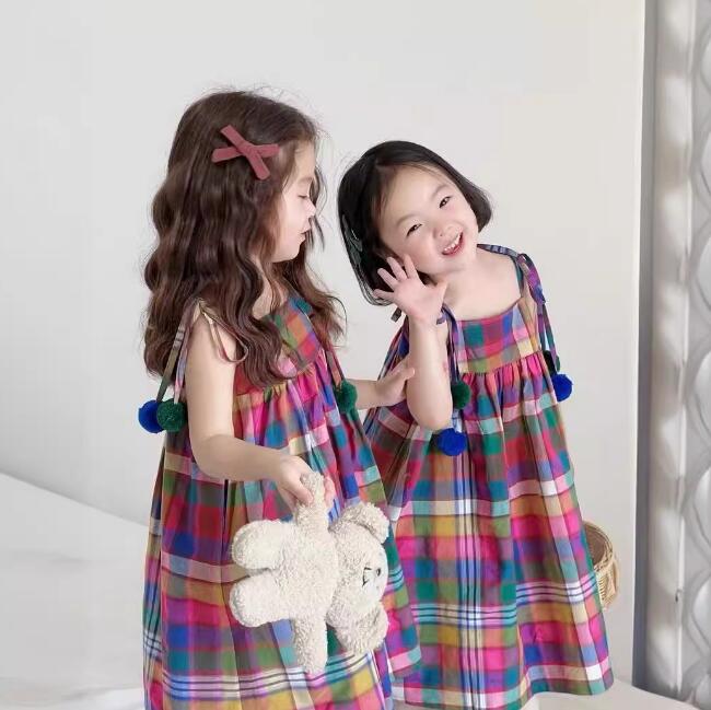 「2024」★子供服★ワンピース★袖なし★韓国風子供服★5-13#