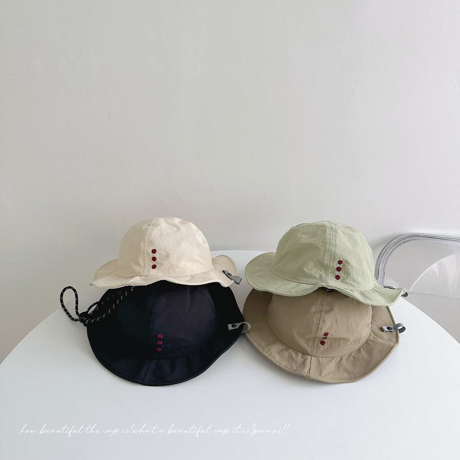 「2024」子供用★帽子★バケットハット★キッズ★ハット★6色