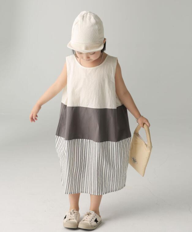 2024夏新品★子供服&親子服　ワンピース★90-150cm/F★