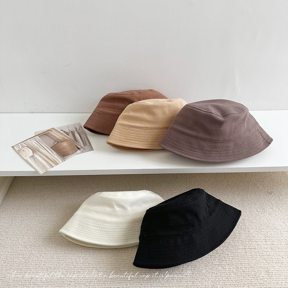 「2024」子供用★帽子★バケットハット★ベビー★ハット★無地★5色