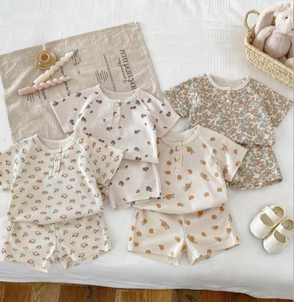 「2024」子供服★トップス+ズボン★セットアップ★ベビー★韓国風子供服★4色★66-100CM