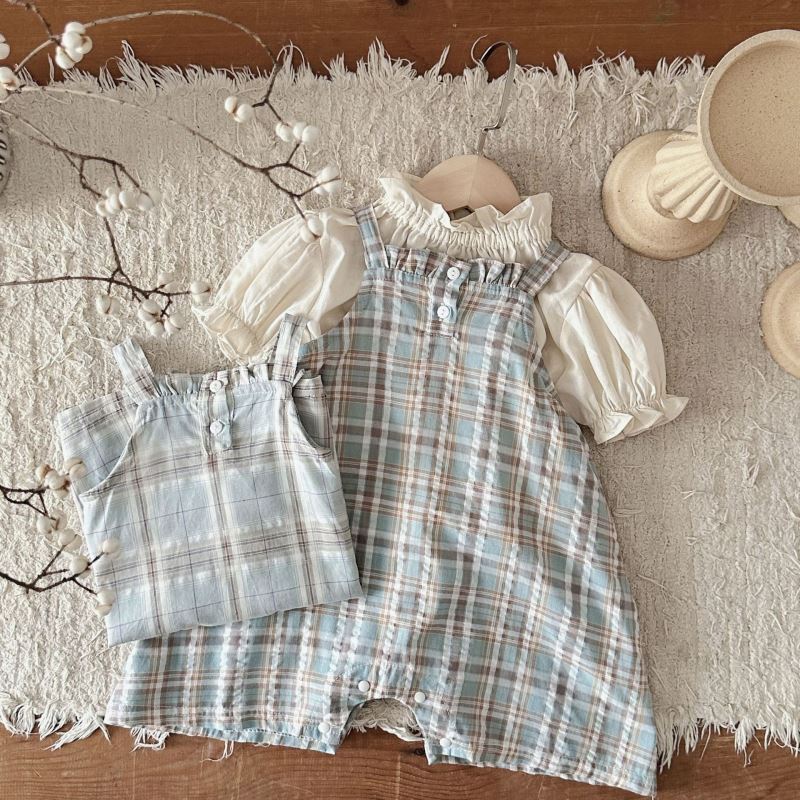 2024★夏新作★韓国風ベビー服★ロンパース★66cm〜90cm 2色