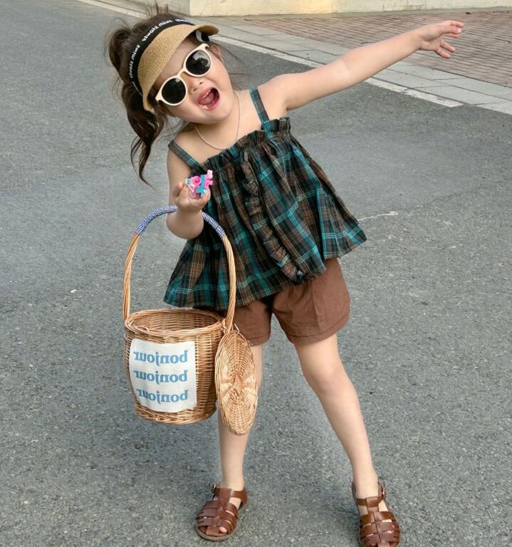 2024新品★子供服　トップス+ズボン　セット★タグ5-13★