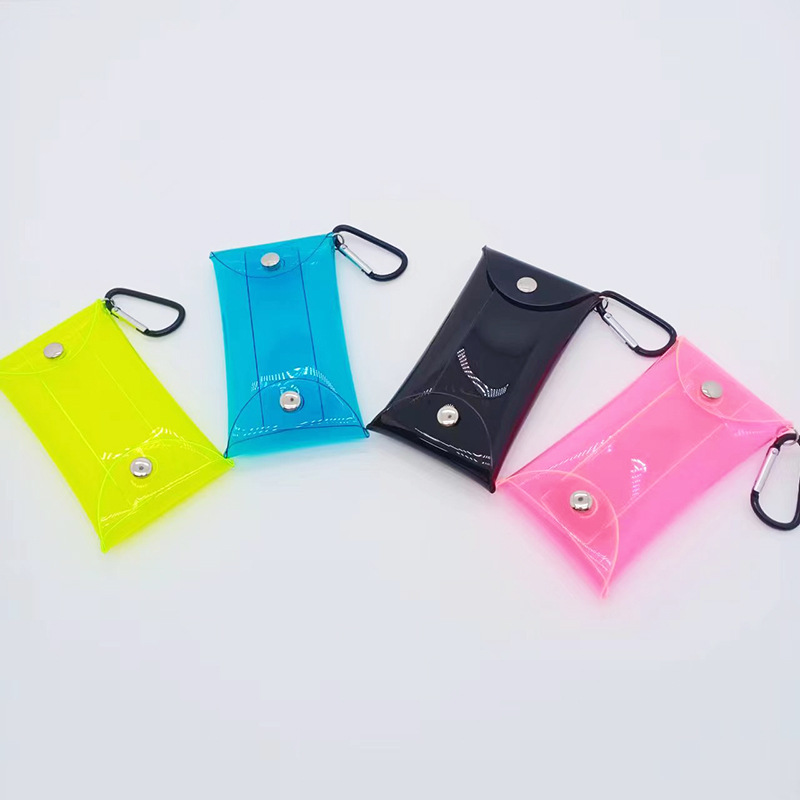 ★可愛いキーホルダー　装飾品★小物収納バッグ付きキーホルダー★★4色