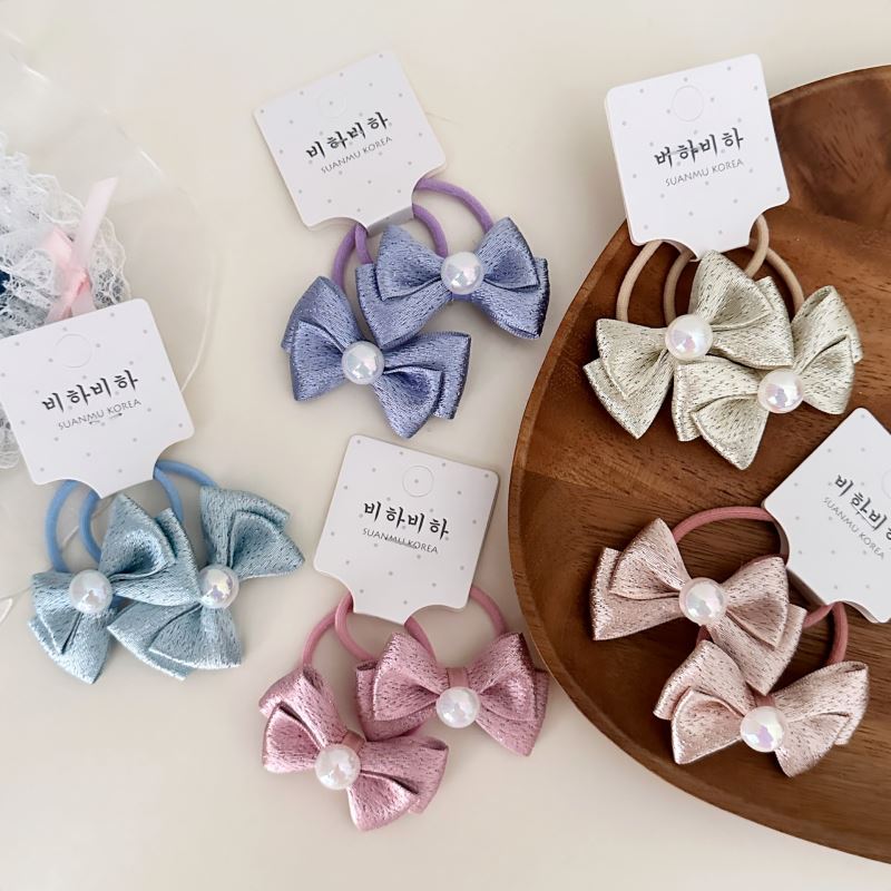 髪飾り★まとめ髪用★ヘアアクセサリー★子供用★ヘアゴム★2枚入り★可愛い