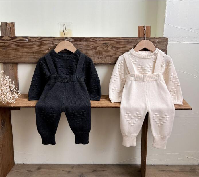 2024年新★子供服　セーター&サロペット分けて販売★66cm〜100cm 2色