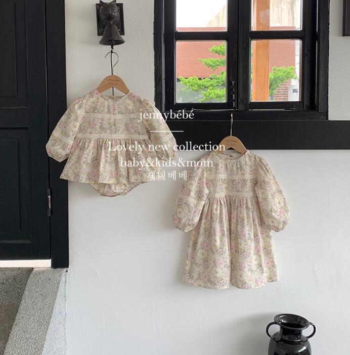 2024秋新入荷jen★ベビー服　子供服　ロンパース&ワンピース★66-90/90-130cm