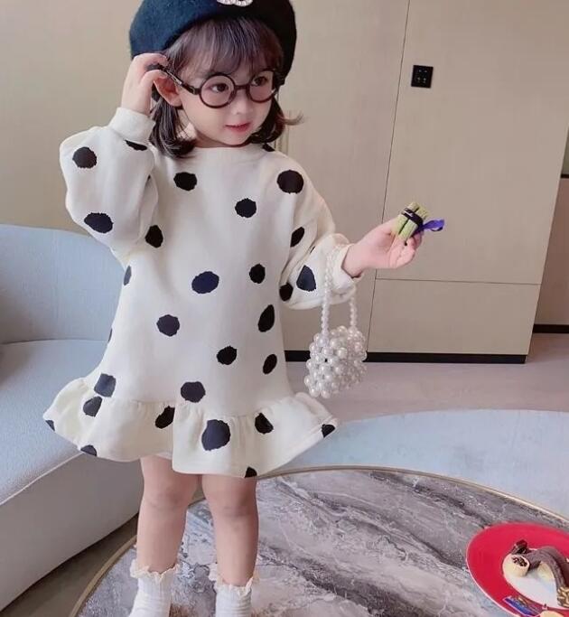 2024秋冬新品★子供服　ワンピース★80cm〜130cm 2色