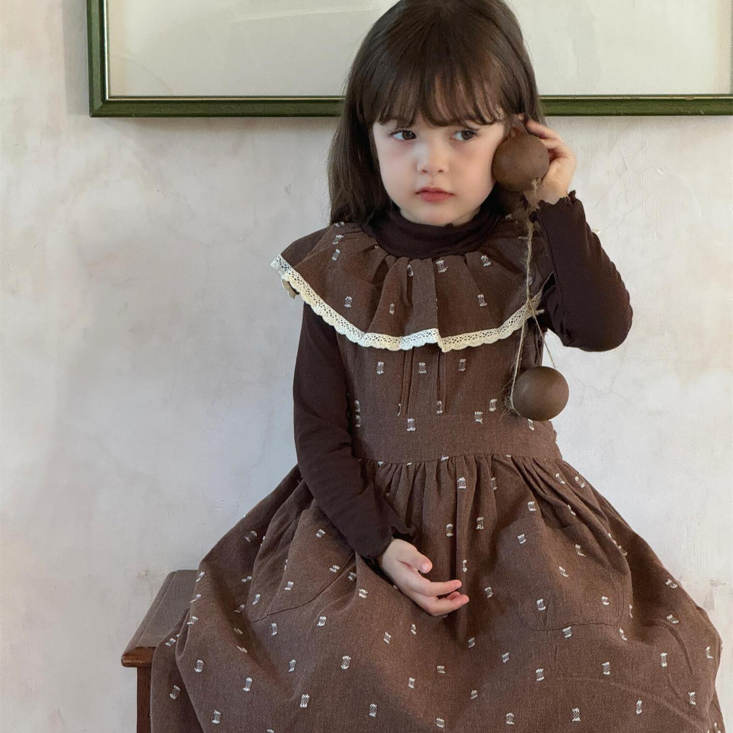 2024秋新入荷J★子供服　ワンピース★90cm〜140cm