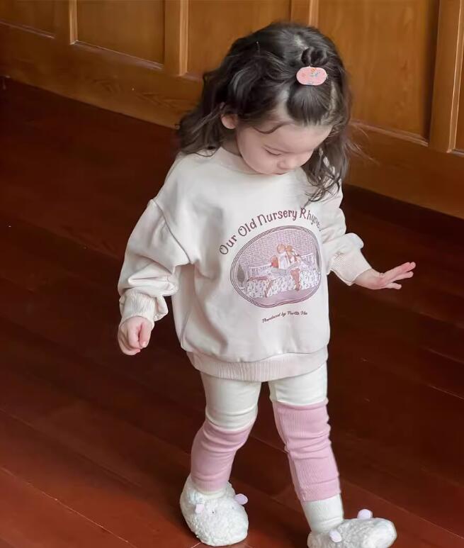 2024秋新入荷★子供服　トップス&ズボン分けて販売★73CM〜100cm 2色