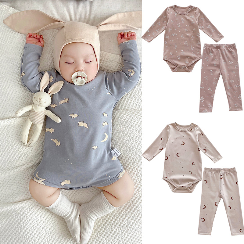 2024秋新入荷★ベビー服　ロンパース★66cm〜90cm 4色