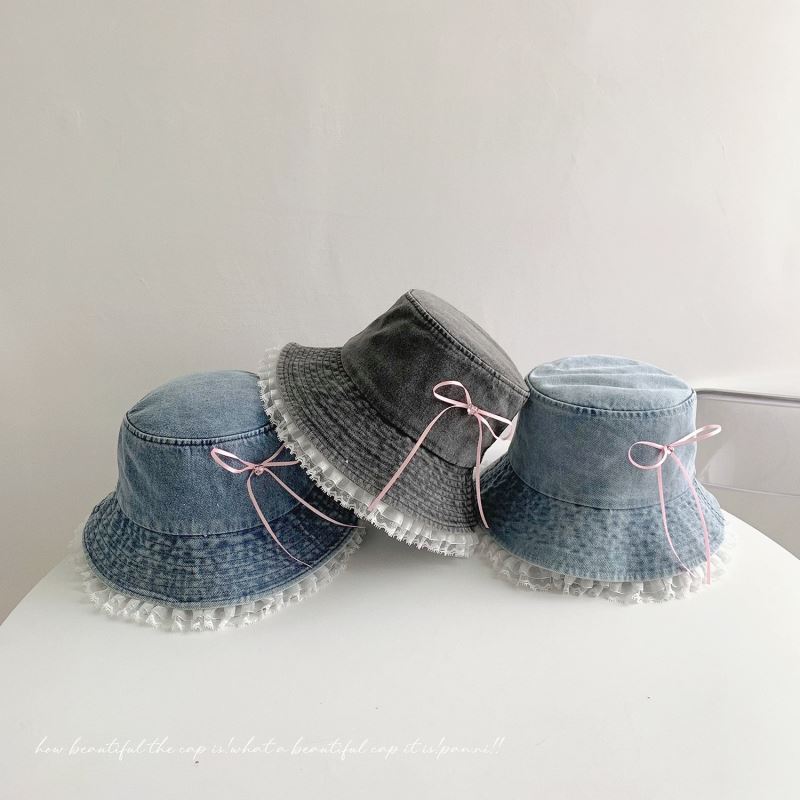 「2024」大人用★帽子★デニム★レディース★バケットハット★韓国風★蝶結び★3色