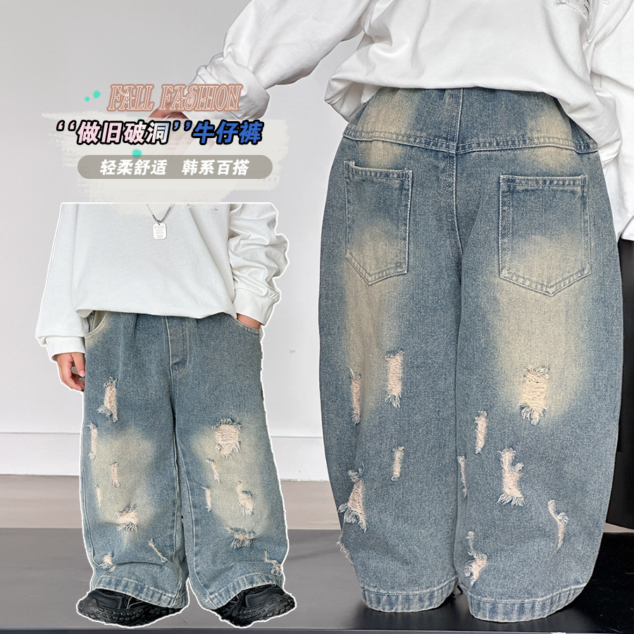 「2024」子供服★ズボン★ボトムス★ジーンズ★韓国風子供服★90cm〜140cm