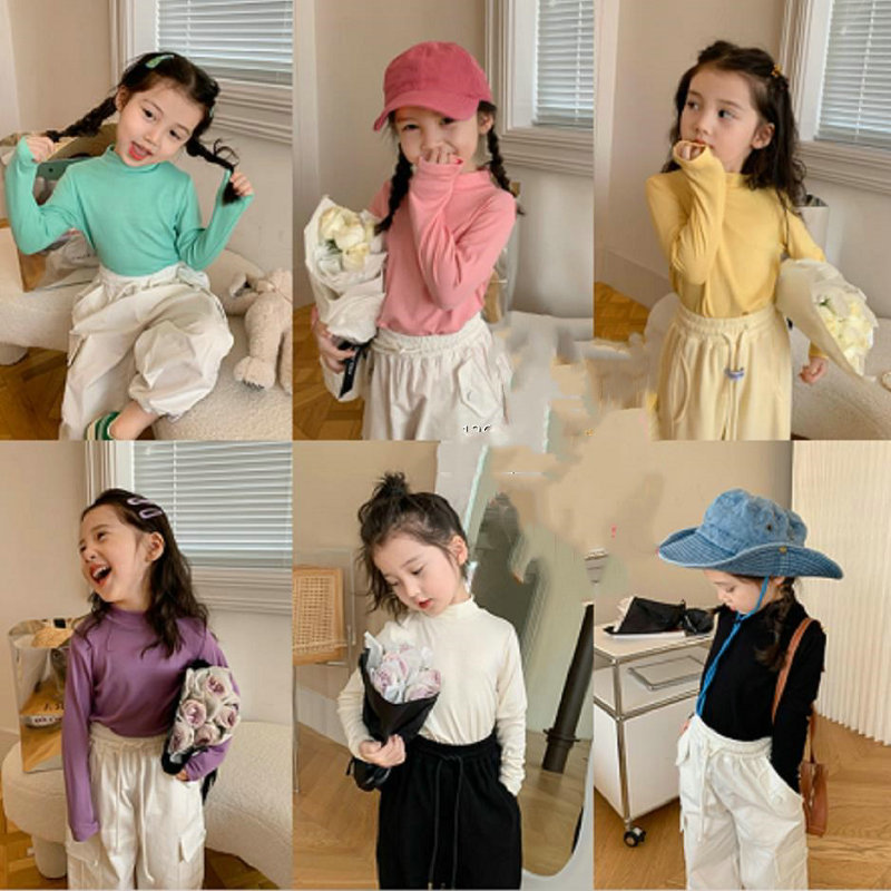 「2024」子供服★トップス★Tシャツ★長袖★韓国風子供服★6色7#〜15#