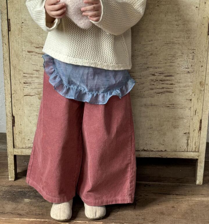 2024秋新作LB★子供服　ズボン★90cm〜140cm 2色