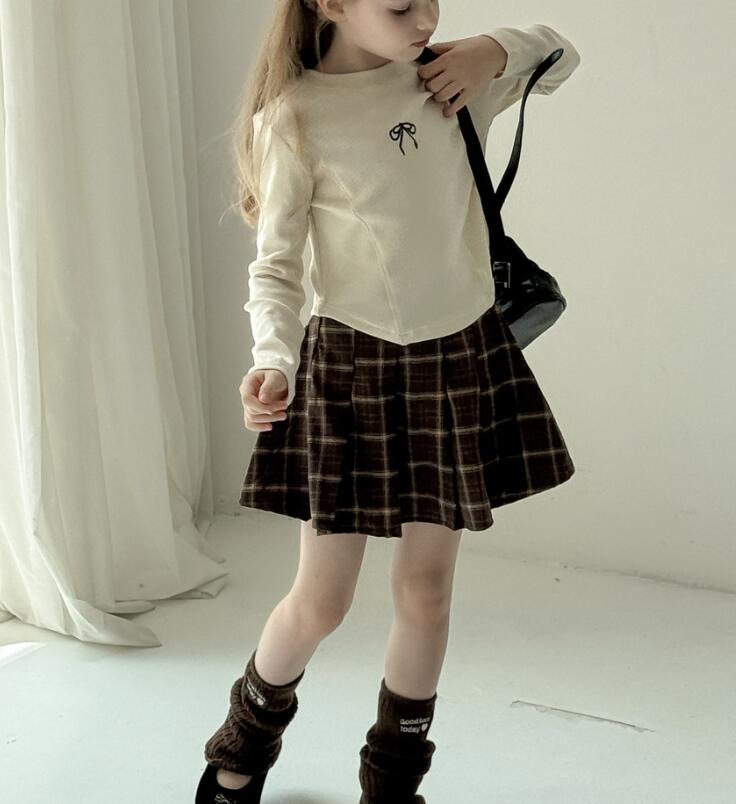2024秋新作ZL★子供服　スカート★100cm〜150cm 3色
