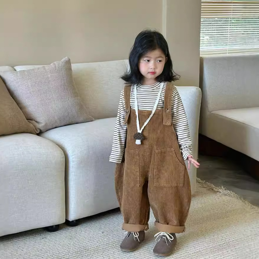 2024秋新作★子供服　トップス&サロペット分けて★90cm〜140cm