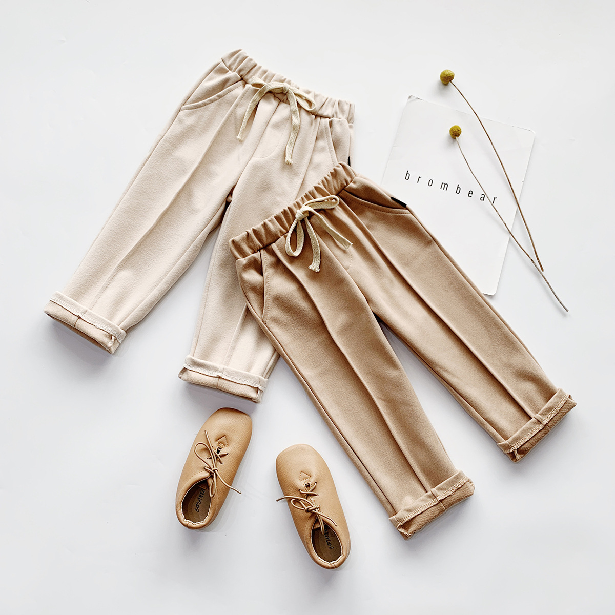 「2024」子供服★ボトムス★ズボン★韓国風子供服★2色80cm〜130cm