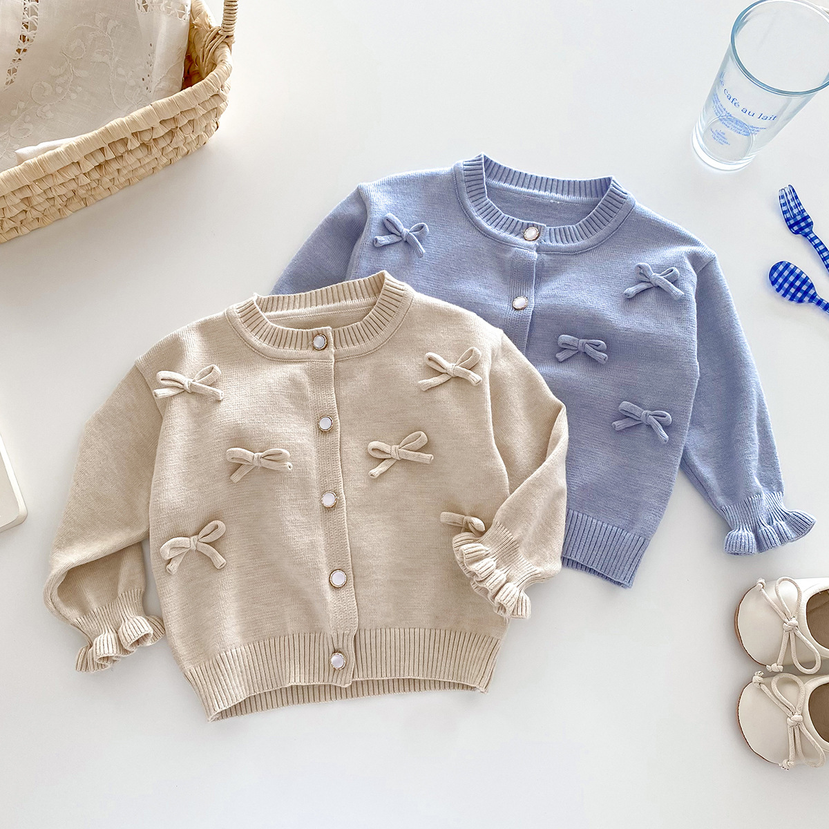 2024秋新品★子供服 　カーディガン★73CM〜100cm 2色