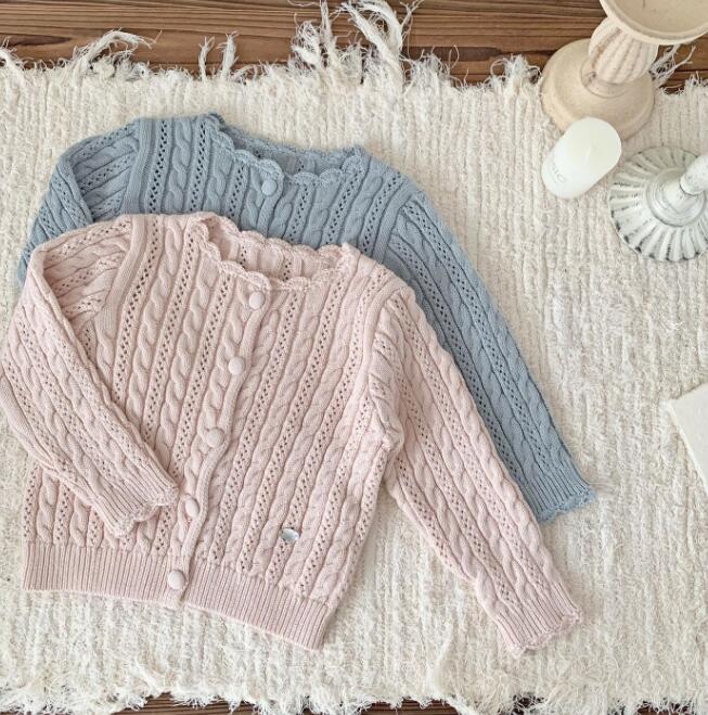 2024秋新品Cu★子供服 　カーディガン★73CM〜110cm 2色