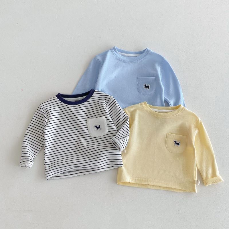 「2024」子供服★トップス★Tシャツ★韓国風子供服★3色73cm〜120cm