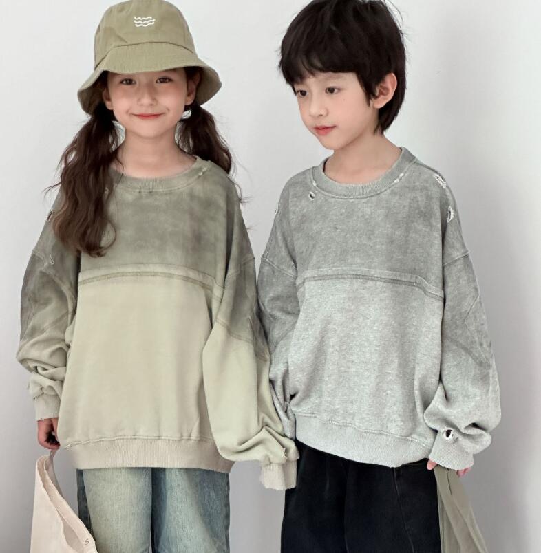 2024秋新作MX★子供服　トップス　トレーナー★90cm〜140cm 2色