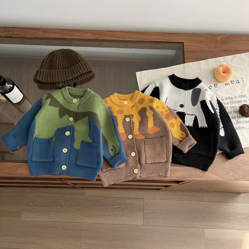 「2024」子供服★トップス★ニット★セーター★韓国風子供服★ベビー★3色73cm〜110cm