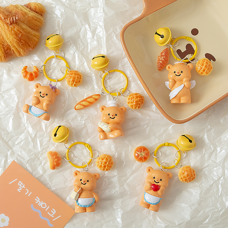 ★可愛いキーホルダー　装飾品★キーチェーン★5色