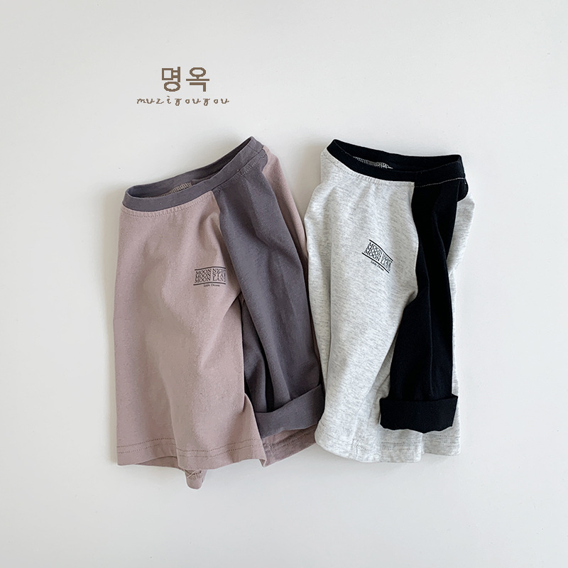 「2024」子供服★トップス★Tシャツ★韓国風子供服★2色80cm〜130cm