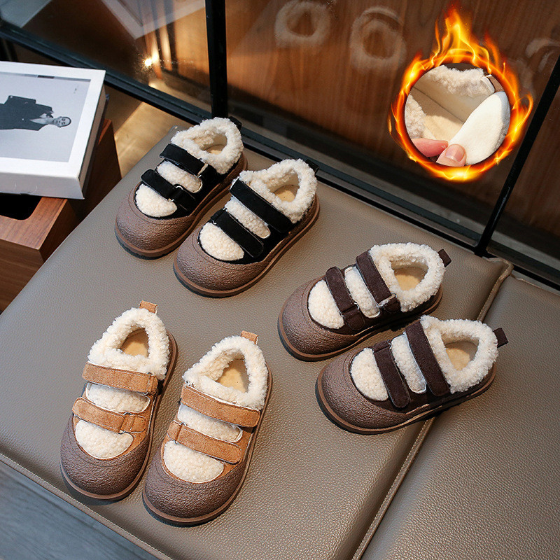 「2024」靴★子供靴★キッズ靴★シューズ★キッズ★厚手★3色23#〜33#