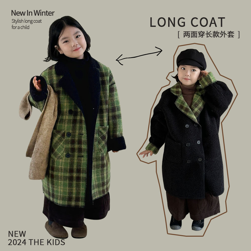 2024冬新入荷★子供服 　厚手コート★90cm〜140cm