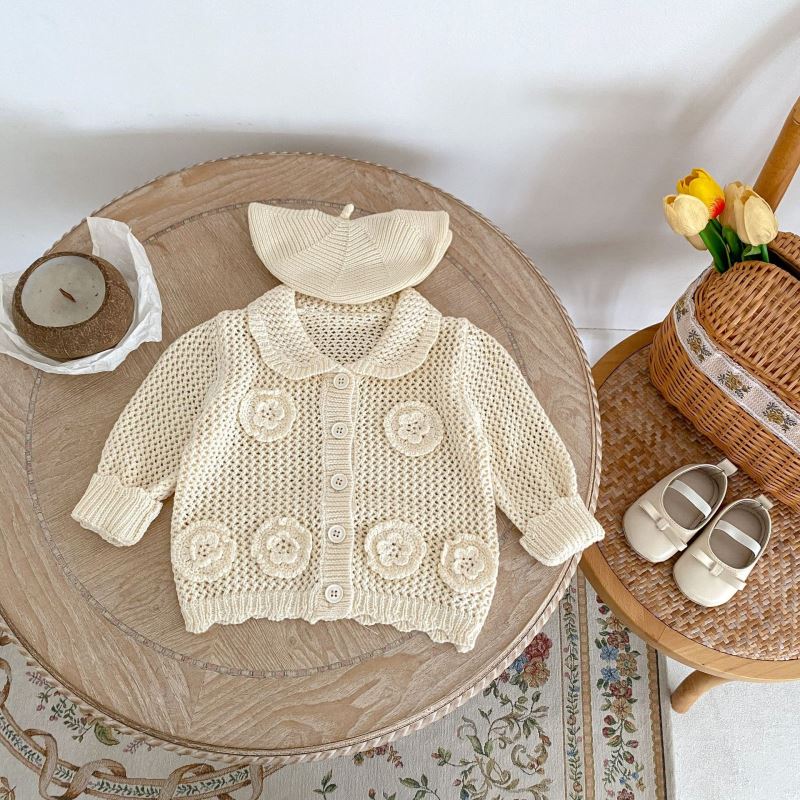 「2024」子供服★トップス★ニット★カーディガン★韓国風子供服★ベビー★66cm〜100cm