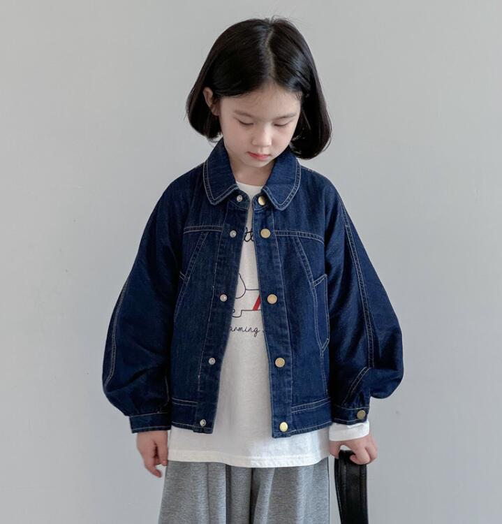 2024秋新品★子供服 　デニムコート★90cm〜150cm