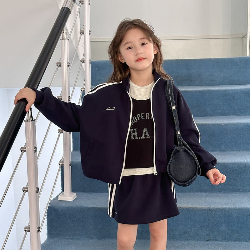 2024新品★子供服　コート+スカート　セットアップ★90cm〜160cm