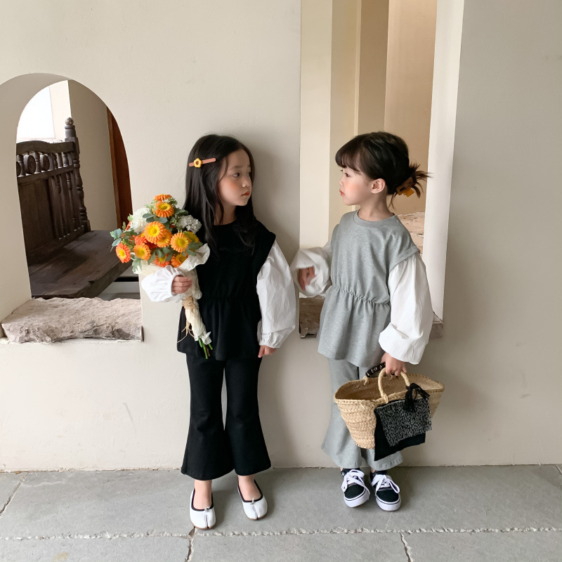 2024★春秋新作★韓国風ベビー服★トップス+ズボン★80cm〜140cm 2色