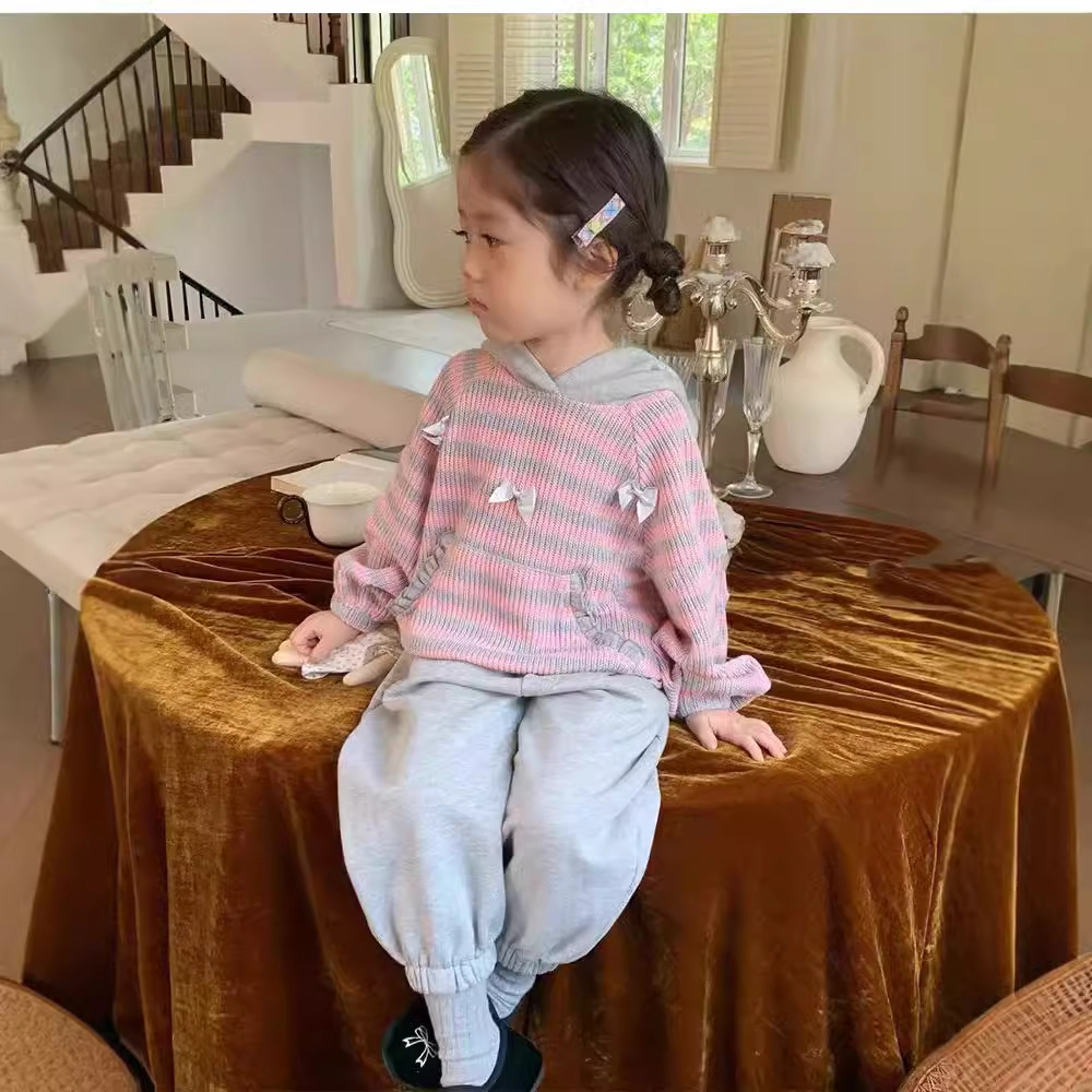 「2024」子供服★トップス★パーカー★ズボン★韓国風子供服★2色80cm〜130cm