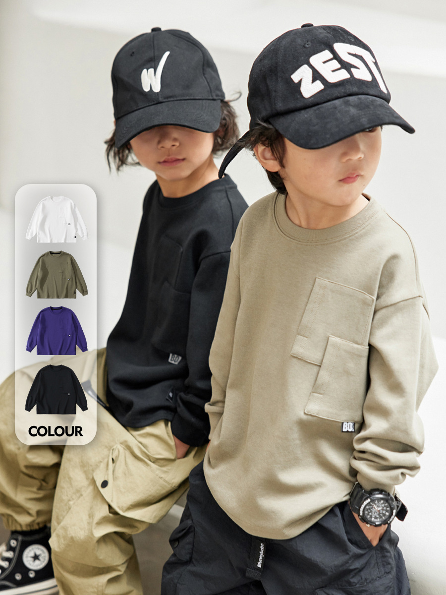 2024秋新作★子供服　長袖トップス★100cm〜160cm 4色