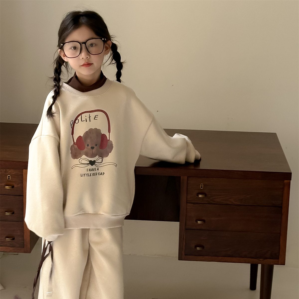 2024秋冬新品★子供服　セットアップ　★100cm〜160cm 2色