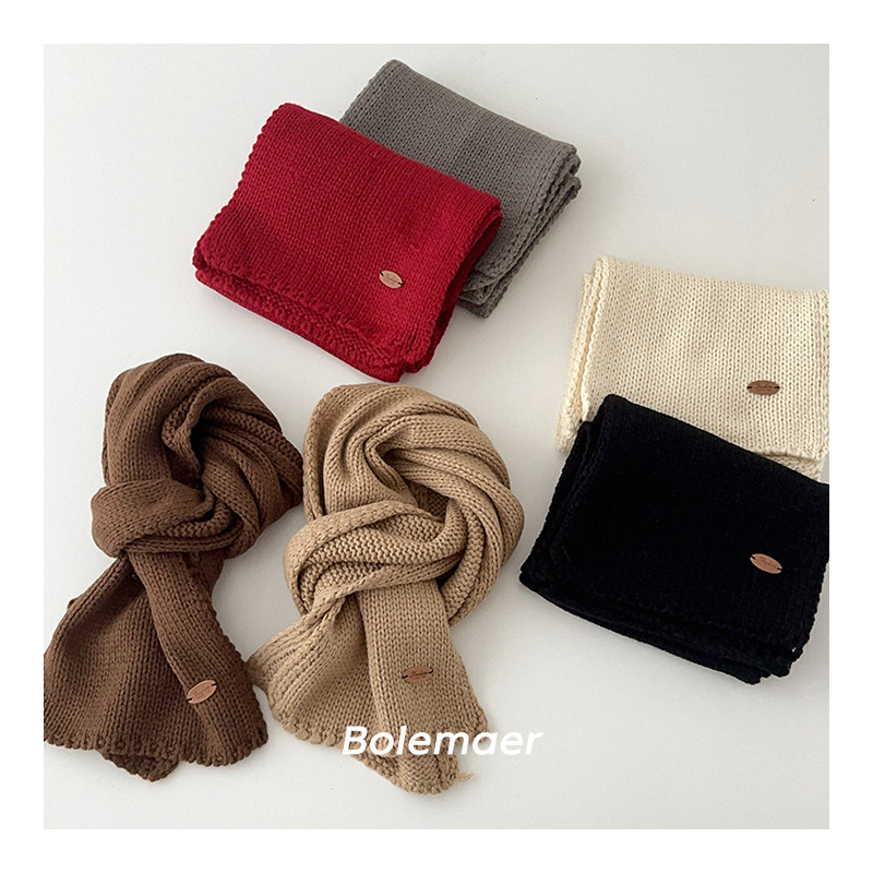 「2024」★子供用★マフラー★防寒★襟巻き★ネックウォーマー★キッズ★暖かい★7色