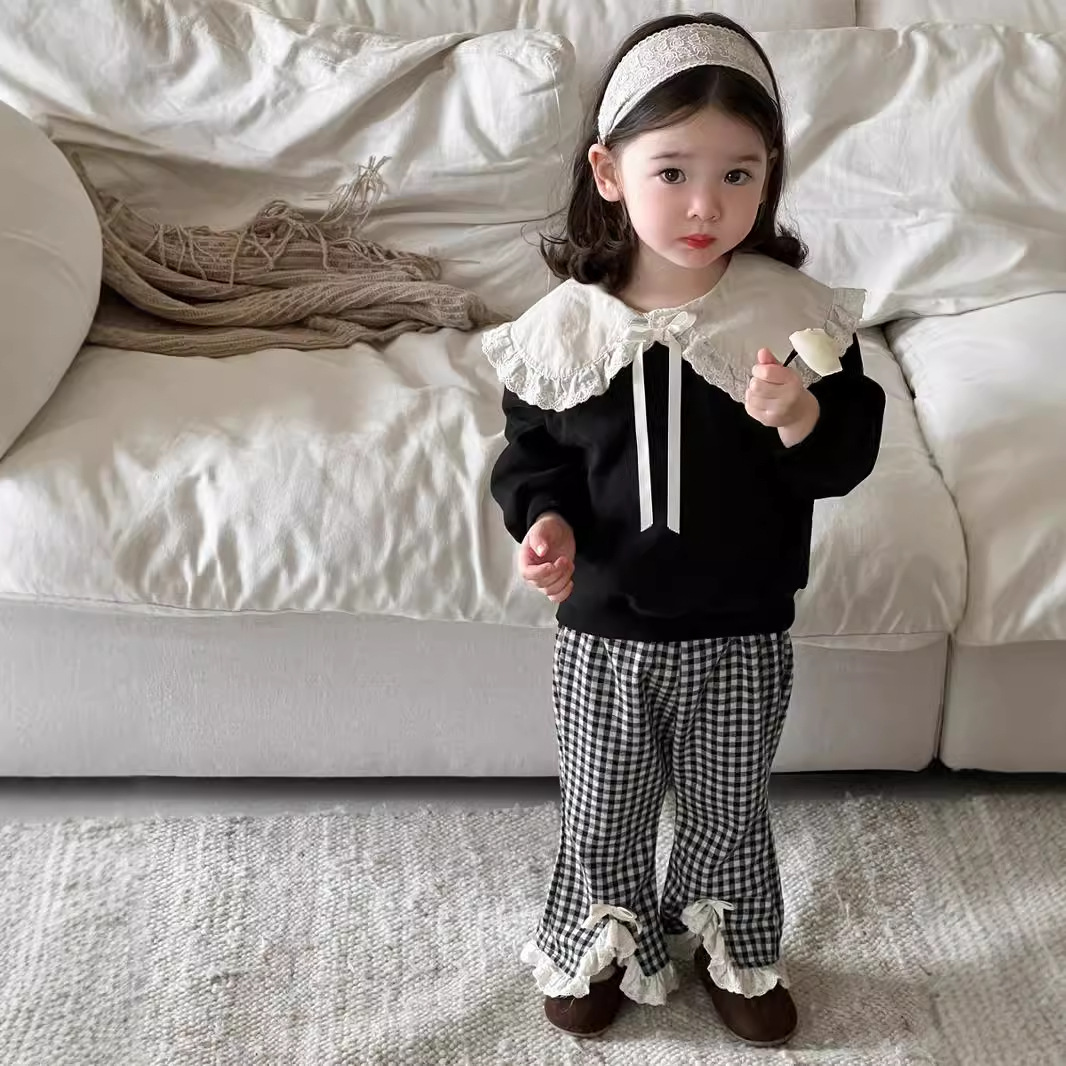 2024★春秋新作★韓国風ベビー服★トップス★ズボン★73CM〜100cm 2色