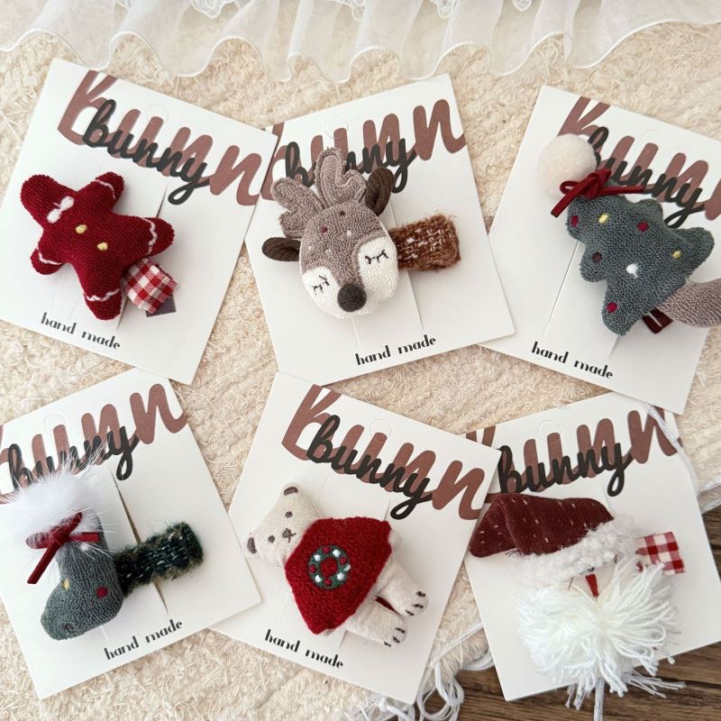 クリスマス★髪飾り★まとめ髪用★ヘアアクセサリー★子供用★ヘアピン★可愛い