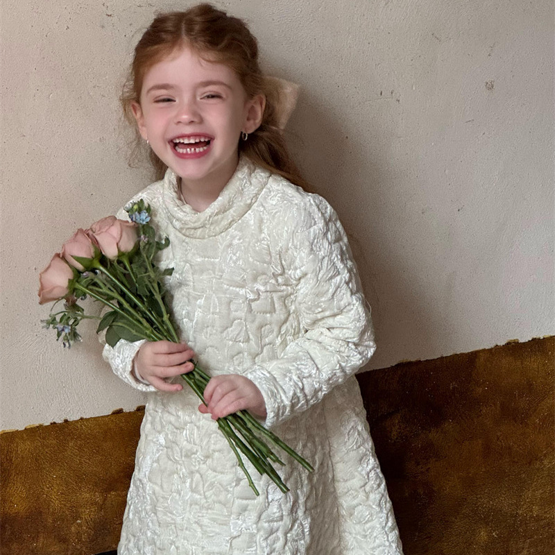 「2024」子供服★ワンピース★長袖★韓国風子供服★90cm〜140cm