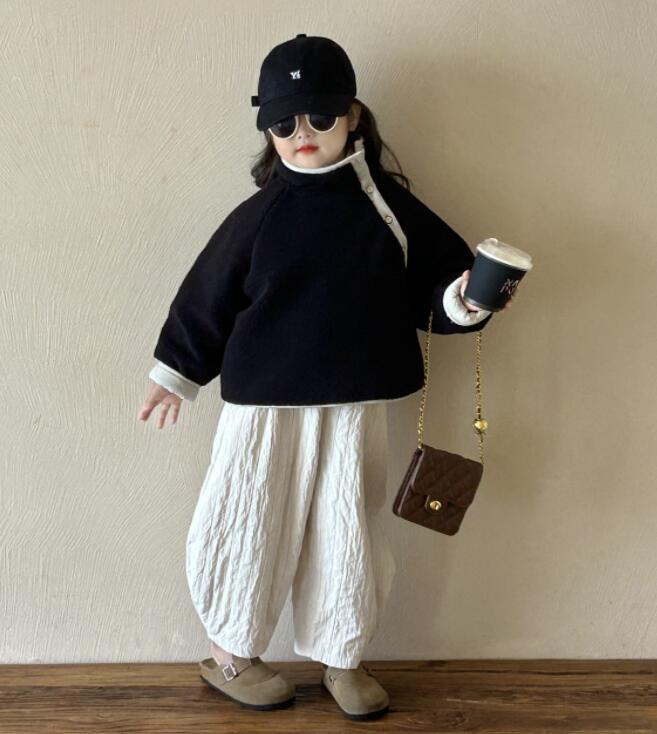 2024秋冬新品★子供服　厚手トレーナー&ズボン　裏起毛★90cm〜140cm